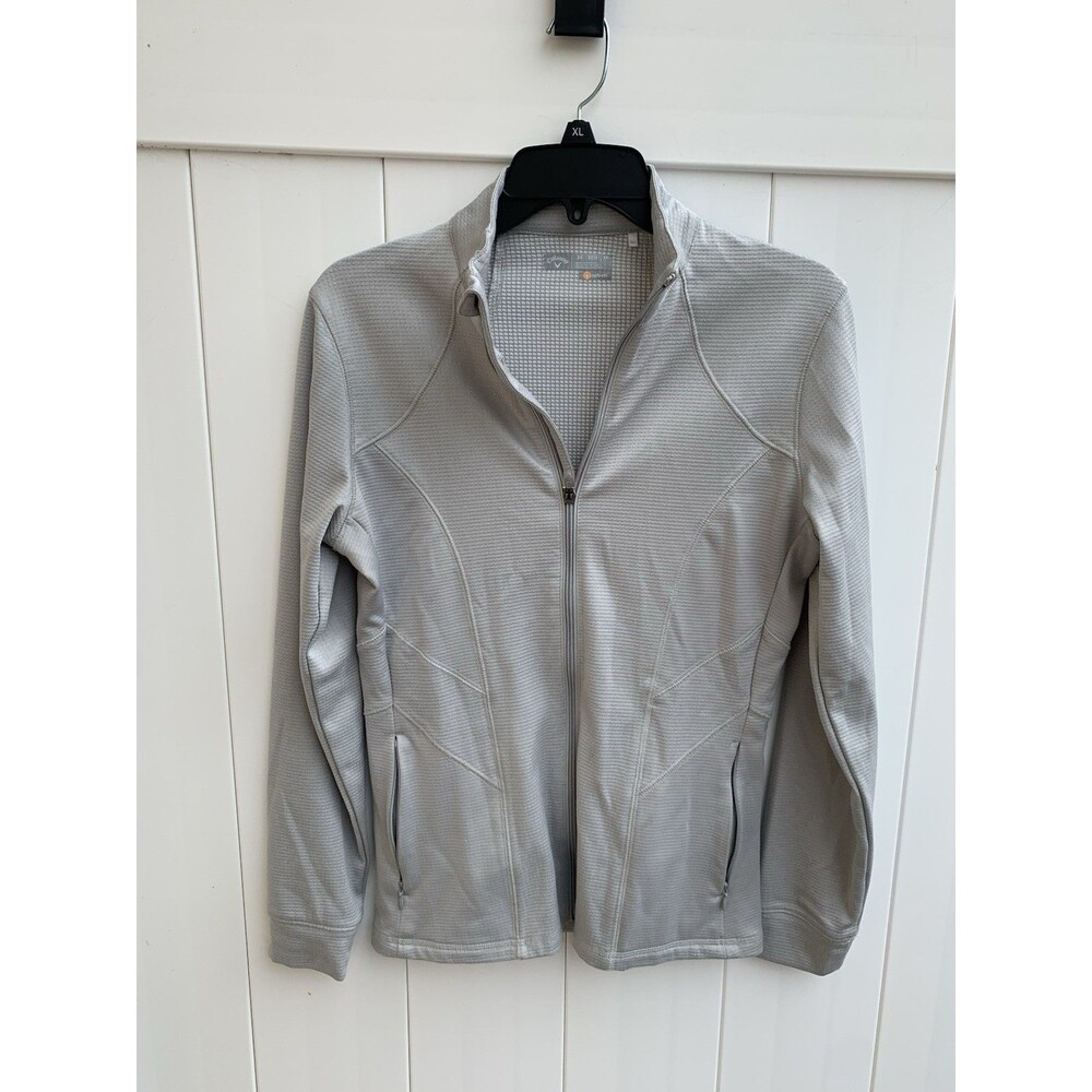 Callaway Women's XS Weather Series Opti-Dri Full Zip Golf Jacket Gray